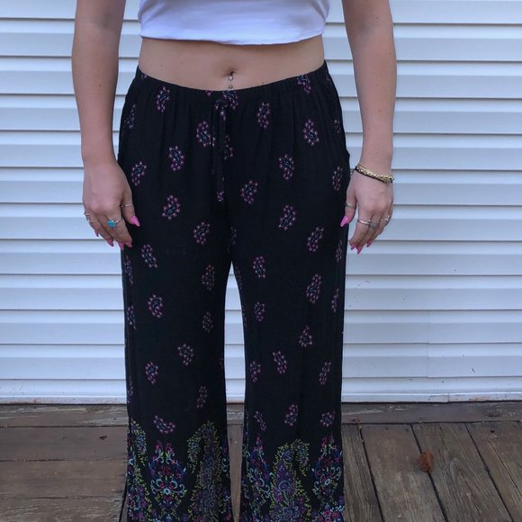 patterned, flowy pants from my closet - Picture 3 of 3